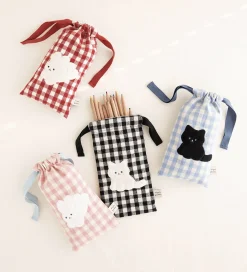 Piyo Drawstring Pencil Pouch