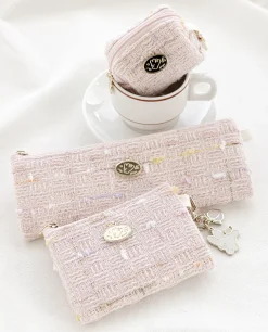 Piyo Tweed Earphone Pouch