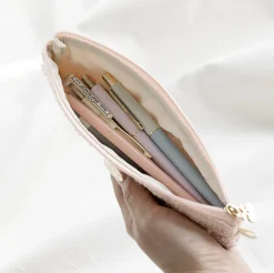 Piyo Tweed Pencil Pouch