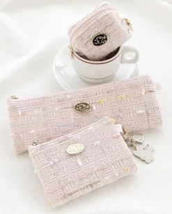 Piyo Tweed Pencil Pouch