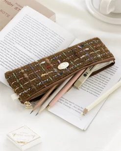 Piyo Tweed Pencil Pouch
