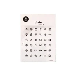 Plain Deco Sticker v26