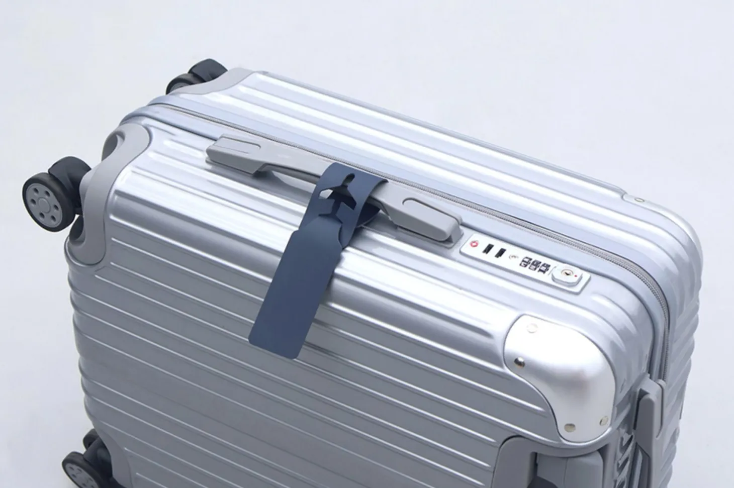Plane Vegan Leather Luggage Tag