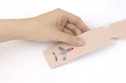Plane Vegan Leather Luggage Tag