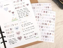Planning Number Deco Sticker