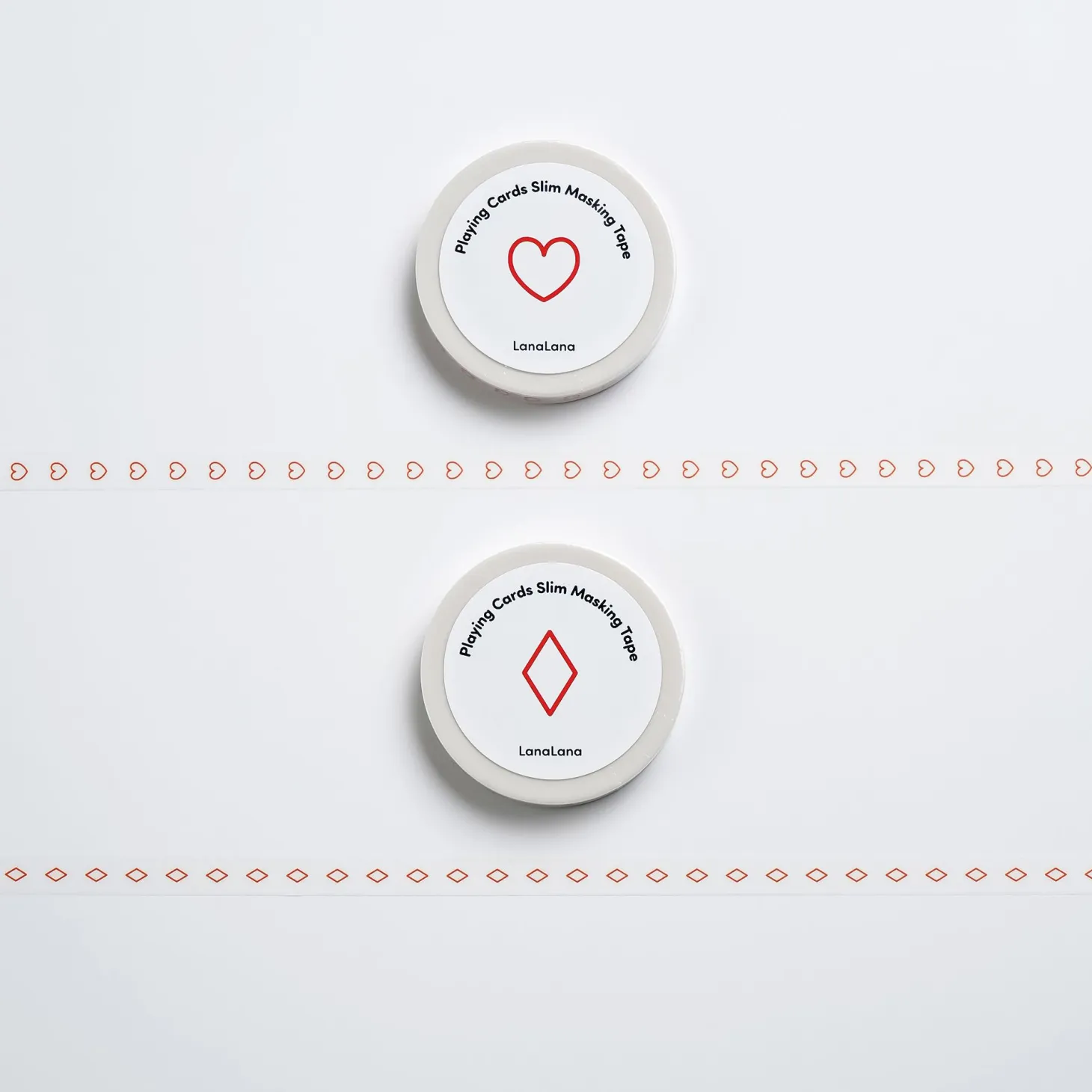 Playing Cards Slim Masking Tape