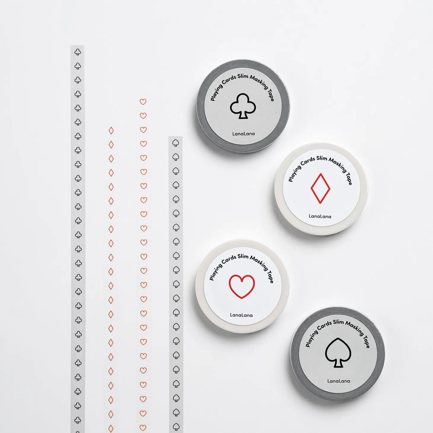 Playing Cards Slim Masking Tape