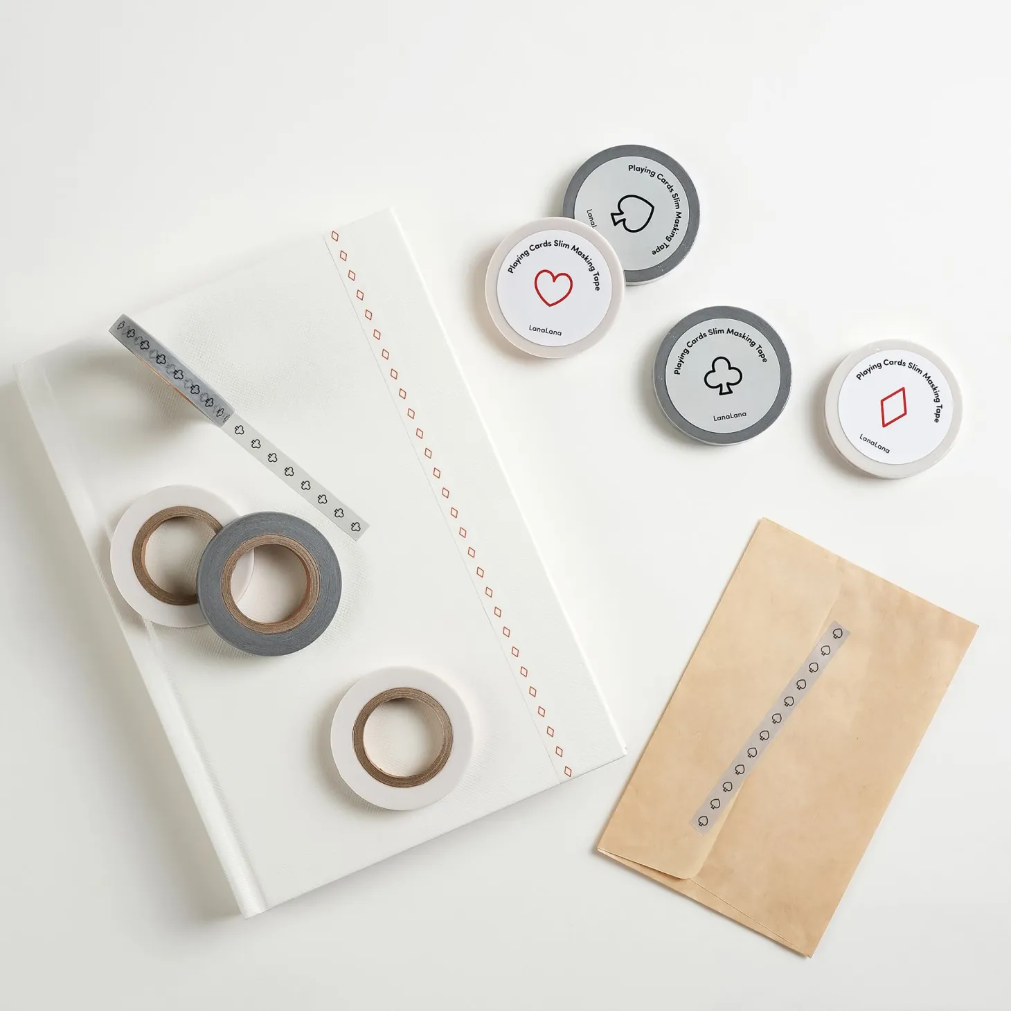 Playing Cards Slim Masking Tape