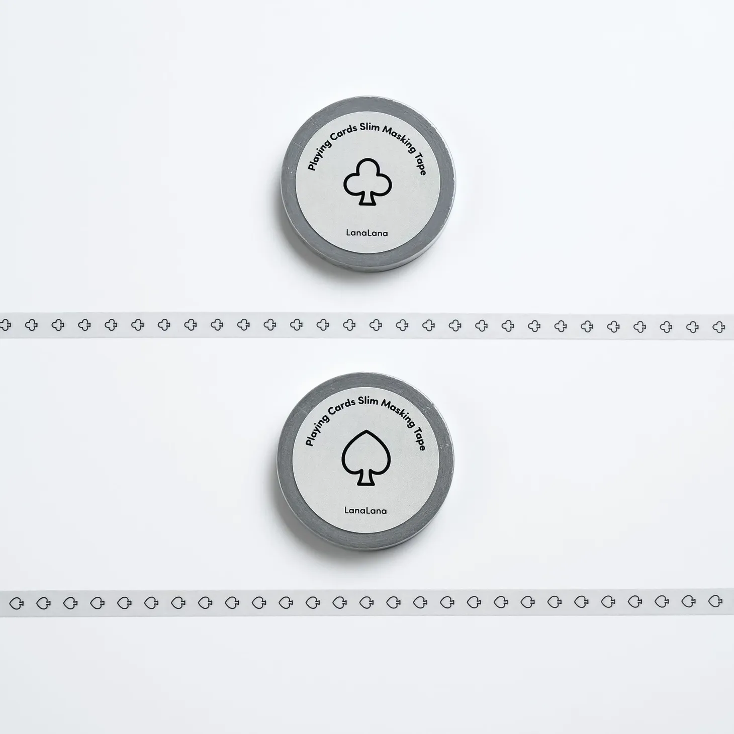 Playing Cards Slim Masking Tape