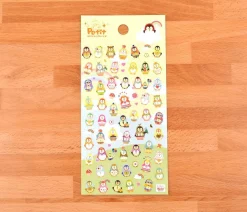 Poncho Penguin Deco Sticker