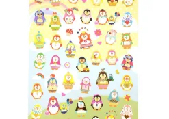 Poncho Penguin Deco Sticker