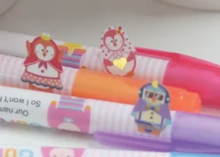 Poncho Penguin Deco Sticker