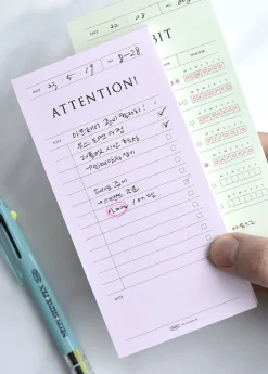 Pop-up Standing Schedule Memo Pad