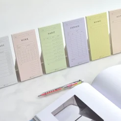 Pop-up Standing Schedule Memo Pad