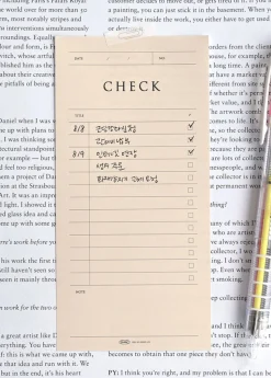 Pop-up Standing Schedule Memo Pad