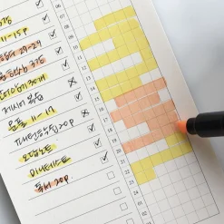 Pop-up Standing Schedule Memo Pad