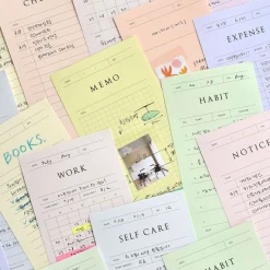 Pop-up Standing Schedule Memo Pad