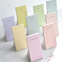 Pop-up Standing Schedule Memo Pad