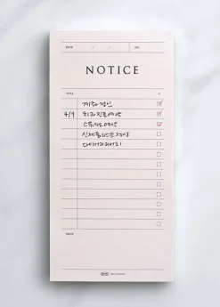 Pop-up Standing Schedule Memo Pad