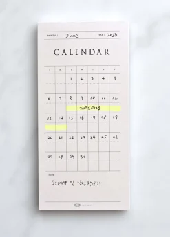 Pop-up Standing Schedule Memo Pad