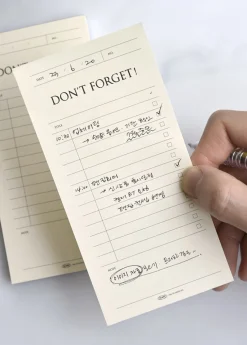 Pop-up Standing Schedule Memo Pad
