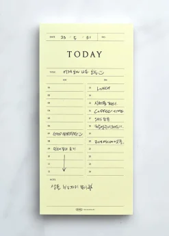 Pop-up Standing Schedule Memo Pad