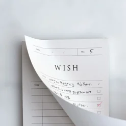 Pop-up Standing Schedule Memo Pad