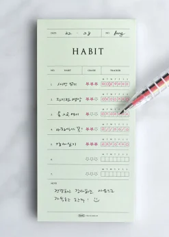 Pop-up Standing Schedule Memo Pad
