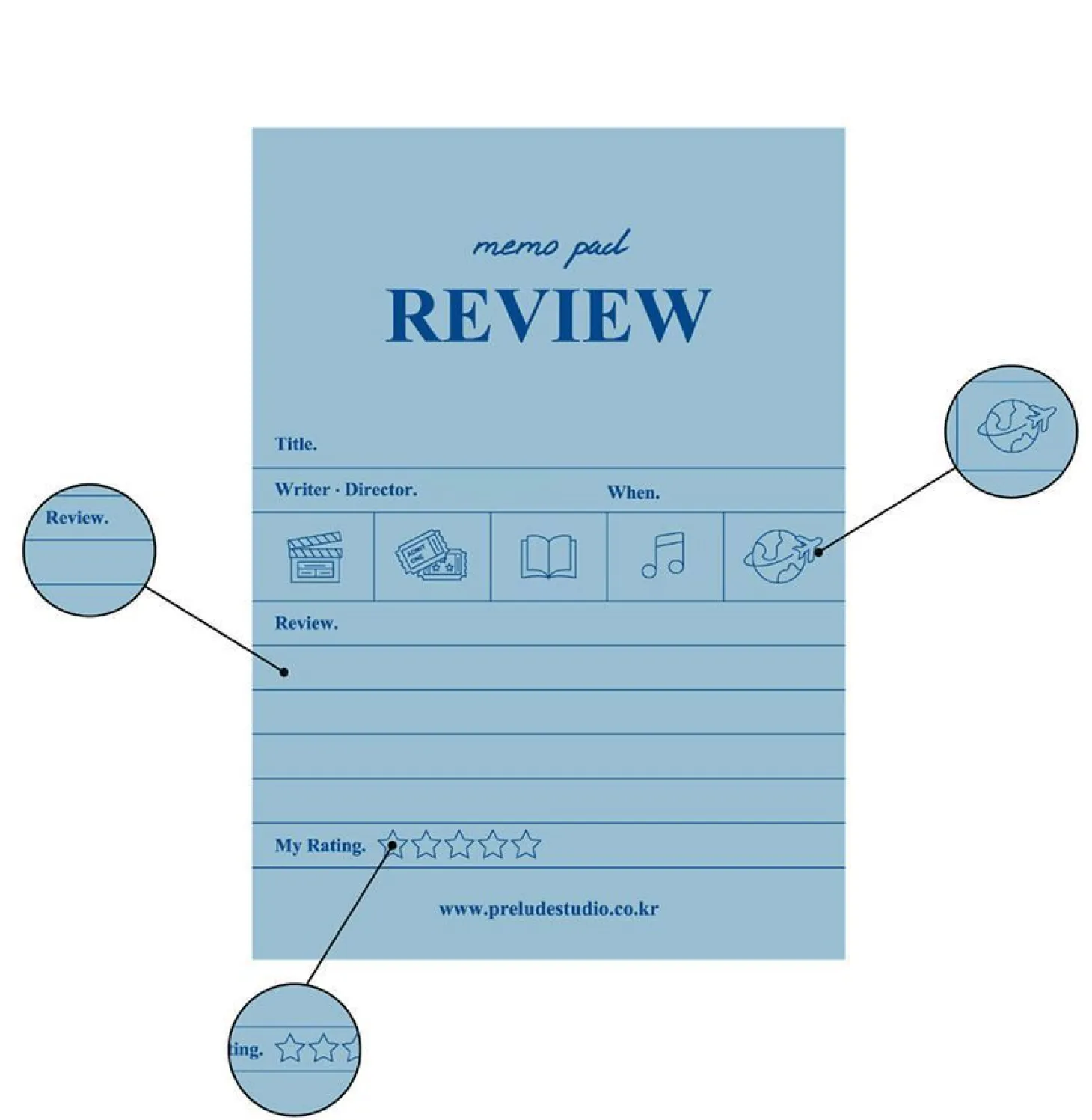Prelude Functional Memo Pad