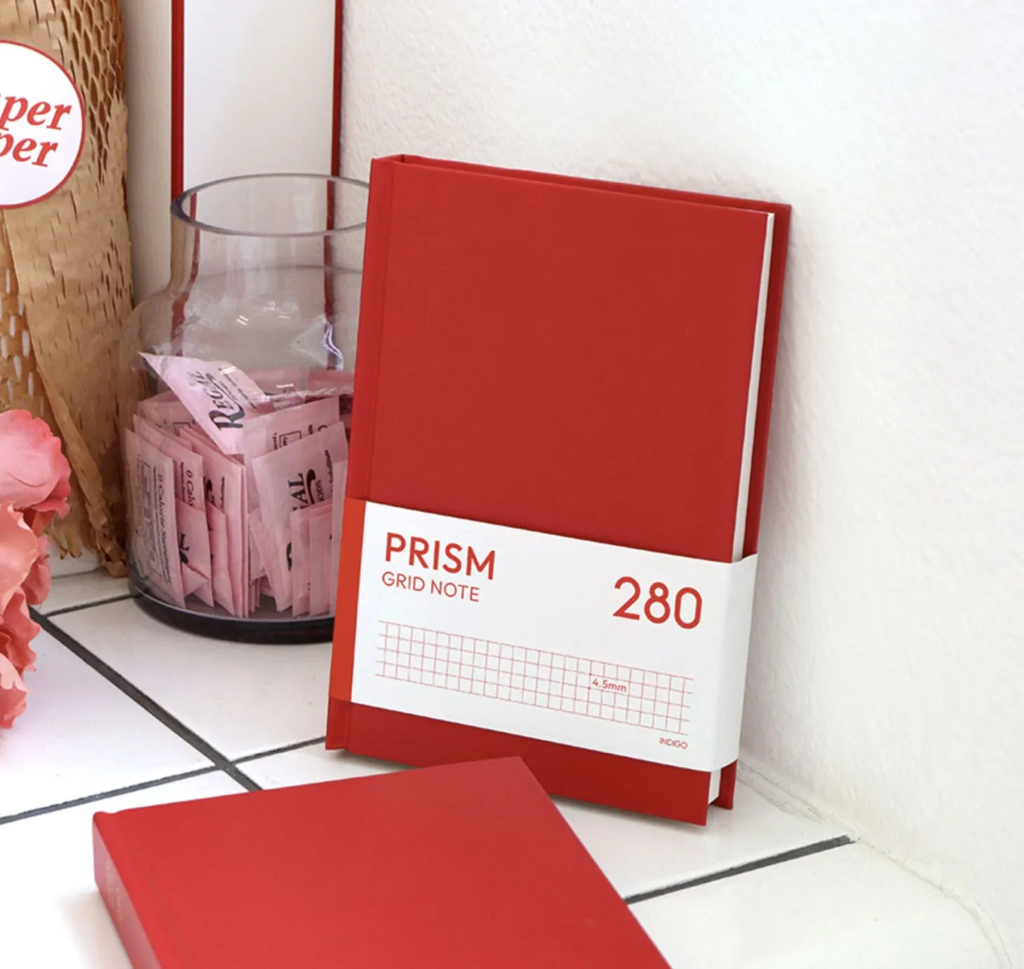 Prism B6 280p Hardcover Grid Notebook v3