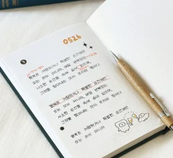 Prism B6 280p Hardcover Grid Notebook v3