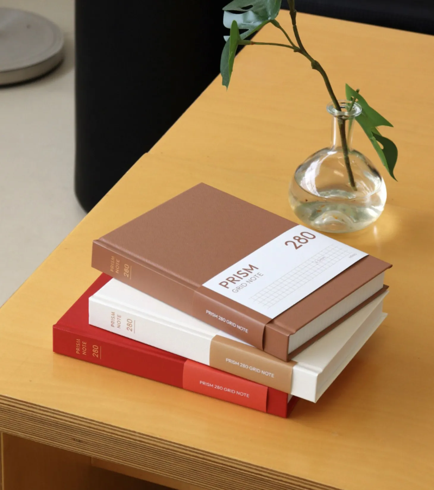 Prism B6 280p Hardcover Grid Notebook v3