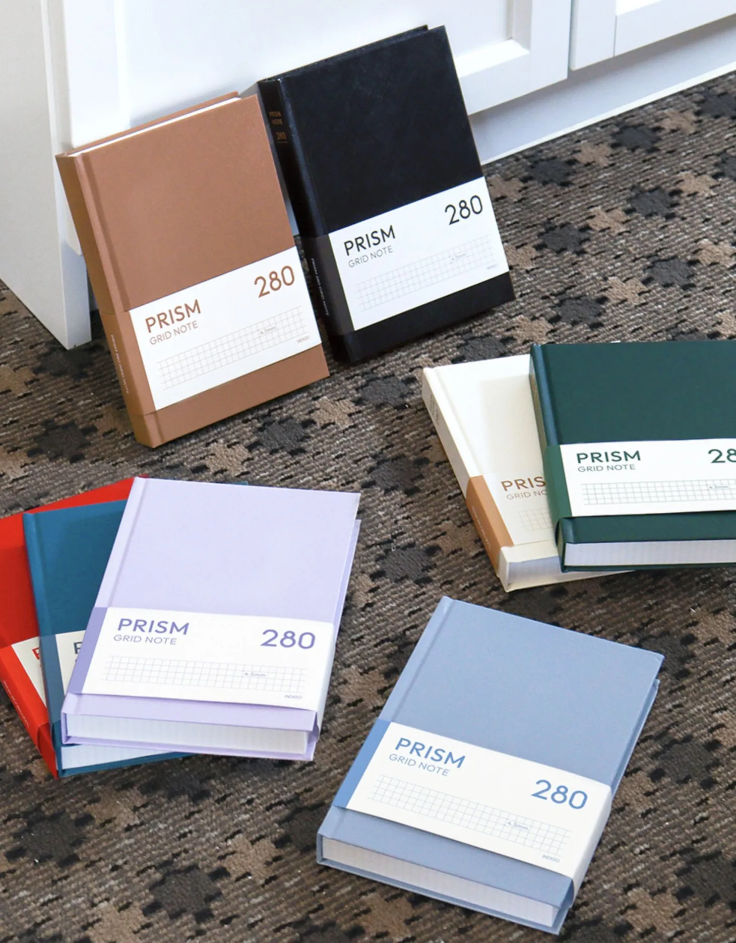 Prism B6 280p Hardcover Grid Notebook v3