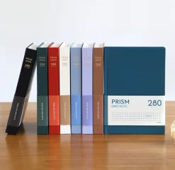Prism B6 280p Hardcover Grid Notebook v3