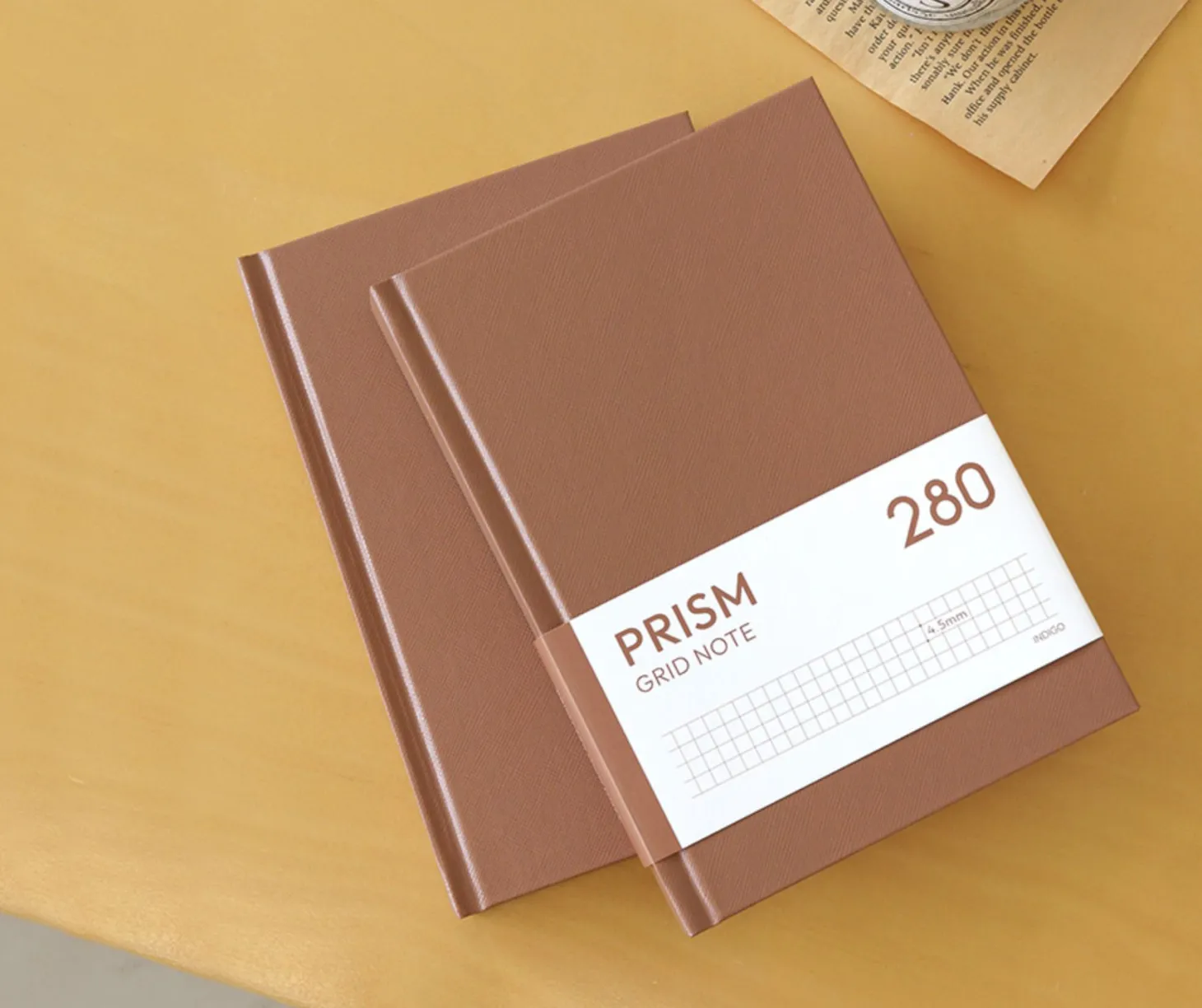Prism B6 280p Hardcover Grid Notebook v3