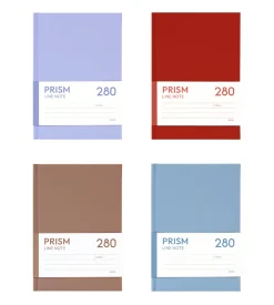 Prism B6 280p Hardcover Lined Notebook v3