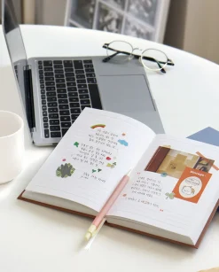 Prism B6 280p Hardcover Lined Notebook v3