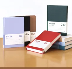 Prism B6 280p Hardcover Lined Notebook v3
