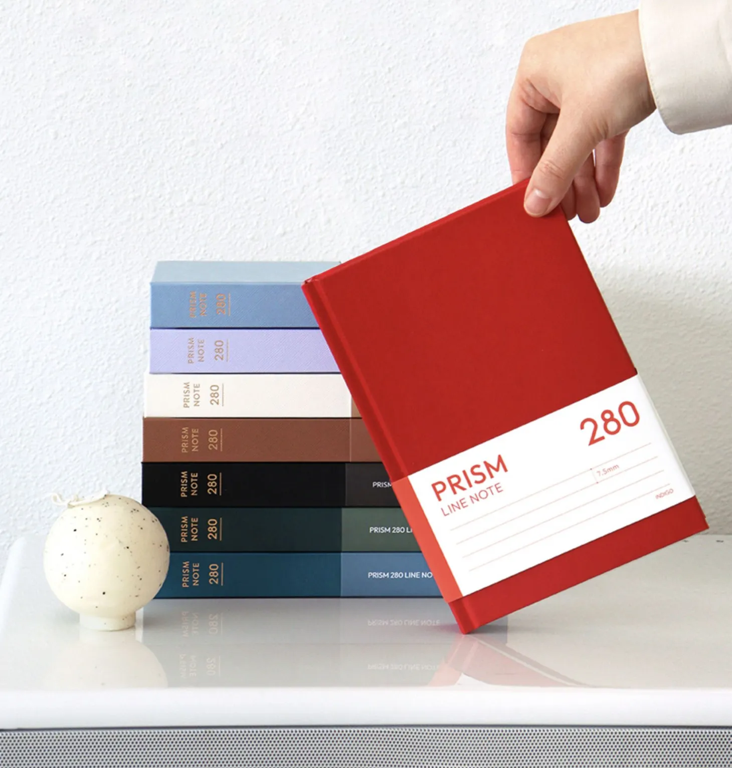 Prism B6 280p Hardcover Lined Notebook v3