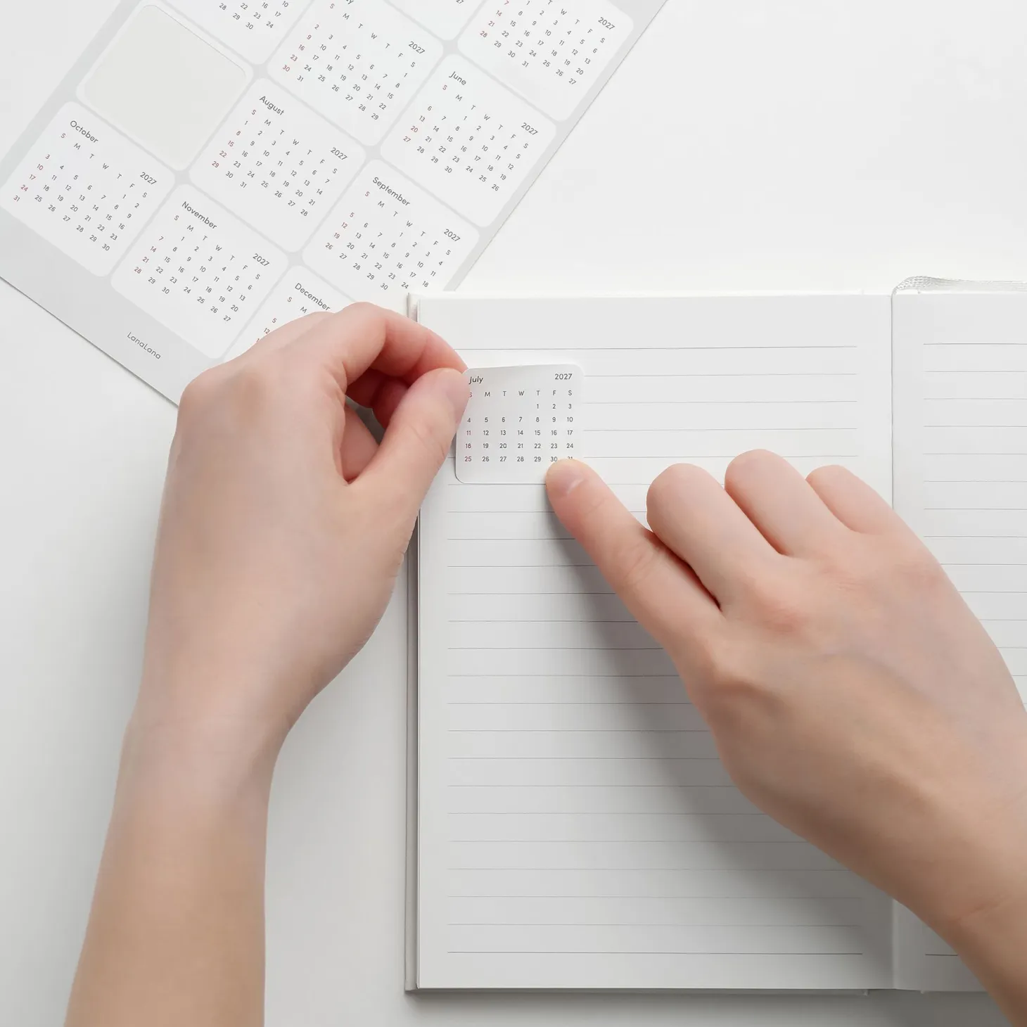 Prism B6 280p Hardcover Lined Notebook v3