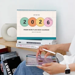 2026 Prism Work Plan Desk Calendar