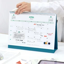 2026 Prism Work Plan Desk Calendar