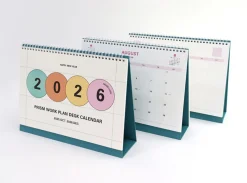 2026 Prism Work Plan Desk Calendar
