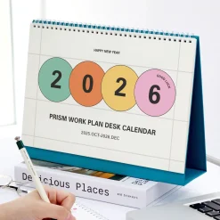 2026 Prism Work Plan Desk Calendar