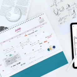 2026 Prism Work Plan Desk Calendar