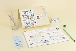 4ps Palette Illustration Sticker Set