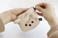 Puppy Drawstring Pouch Key Ring