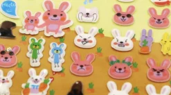 Rabbit Emoji Puffy Sticker