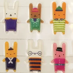 Rabbit OOTD Puffy Sticker