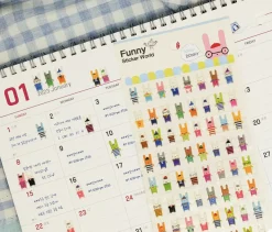 Rabbit OOTD Puffy Sticker